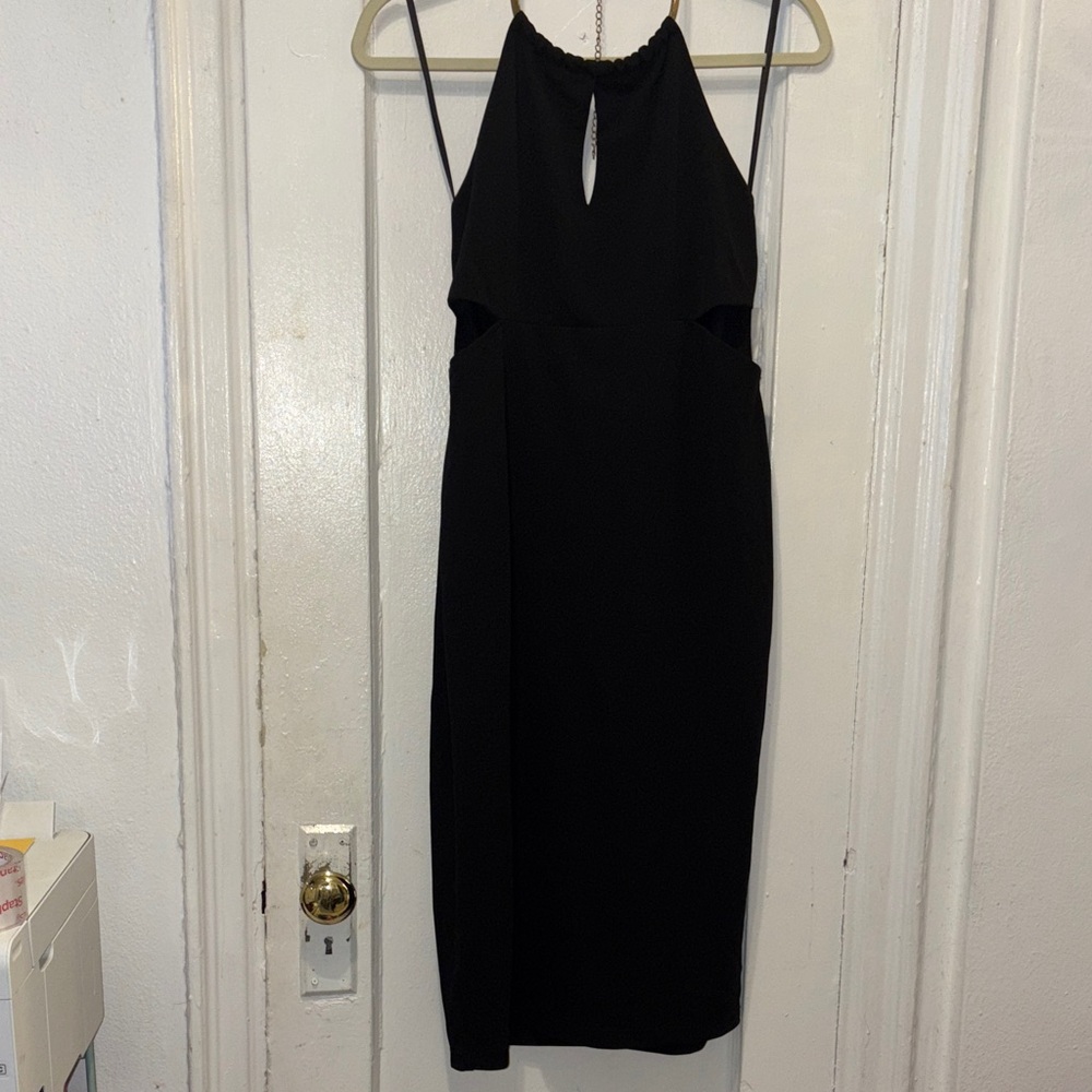 bebe Black Backless Dress